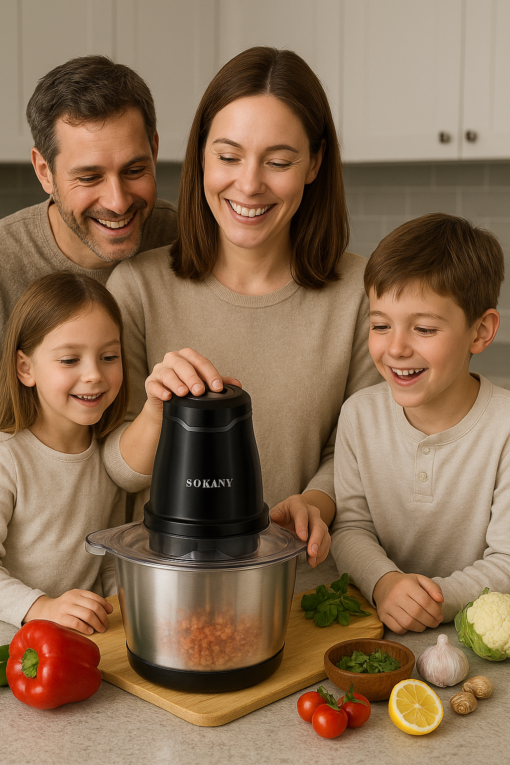 QuickChop®  PICADORA ELECTRICA DE ALIMENTOS 2L