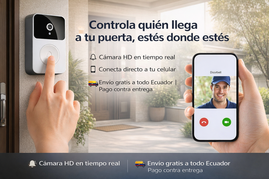 DoorCam® Timbre Inalambrico X9 Con Camara wifi