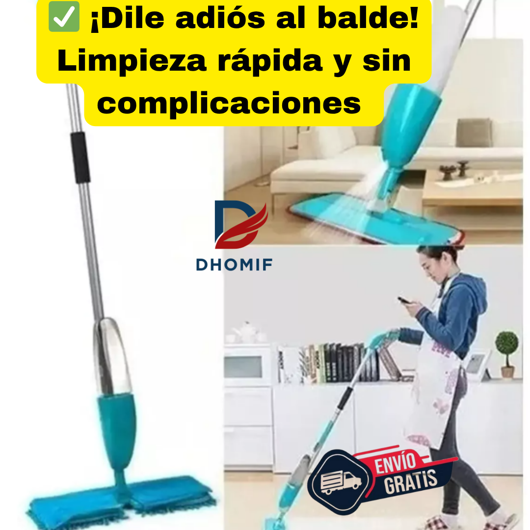 SpryMop®    TRAPEADOR  CON ROCIADOR SPRAY