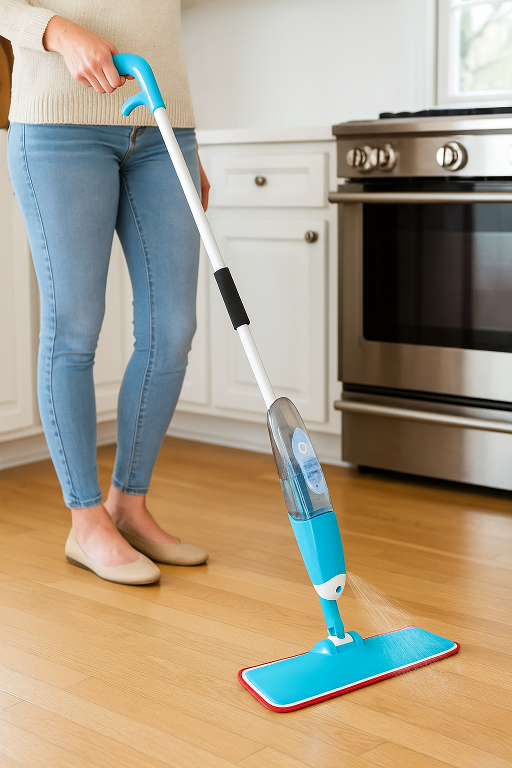 SpryMop®    TRAPEADOR  CON ROCIADOR SPRAY